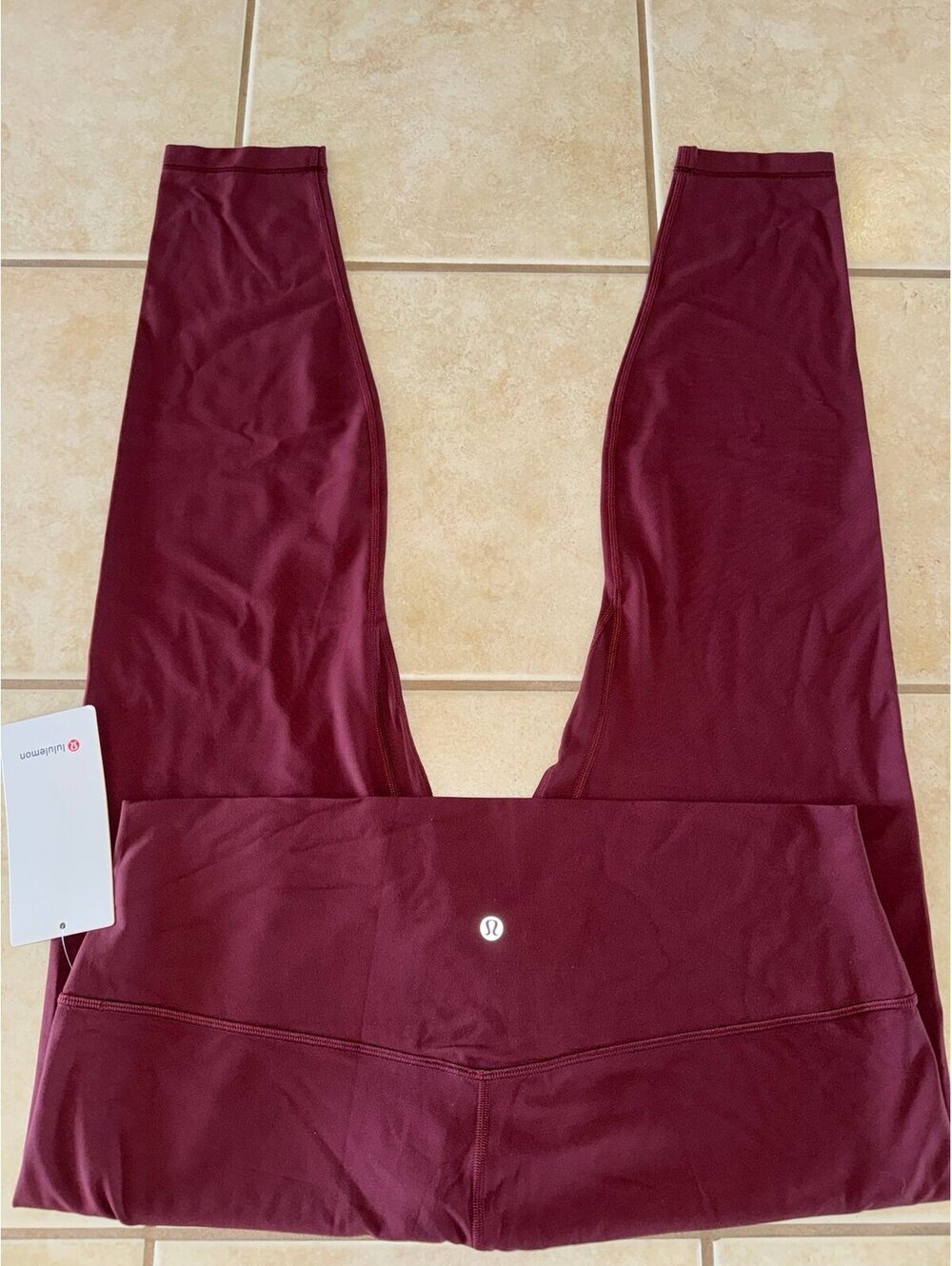 Lululemon Align High Rise 28” Red Merlot Size 18 NWT
